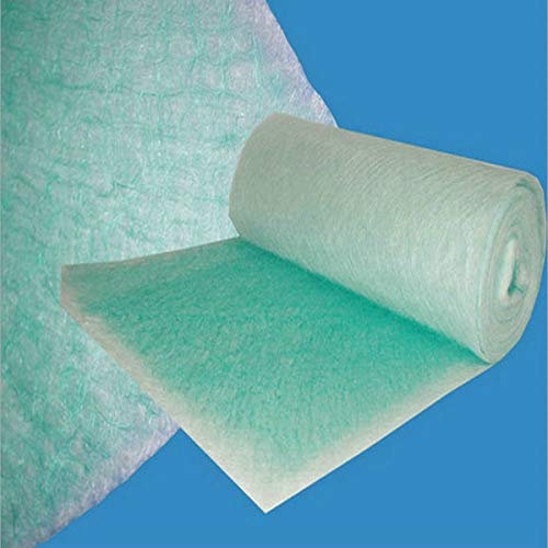 EsportsMJJ 10pcs 50 * 50 * 5cm Paint Spray Booth Exhaust Filter Roll Glasfasermatte