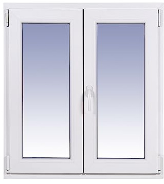 Ventanastock PVC 1000x1200 Practicable Oscilobatiente 2 hojas