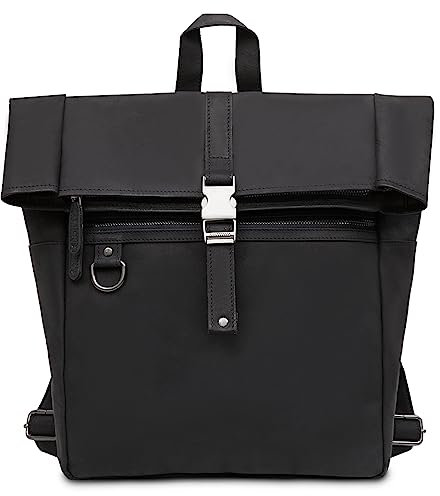 LEABAGS Leder Rucksack Damen & Herren I Echtleder Premium Daypack I Eleganter Backpack Frauen & Männer I Lederrucksack