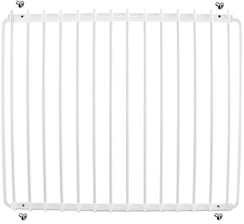 SPARES2GO Petite étagère universelle réglable pour réfrigérateur congélateur avec bras extensibles en plastique blanc (360 mm – 560 mm x 320 mm)