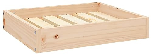 vidaXL Cuccia per Cani 51,5x44x9 cm in Legno Massello di Pino
