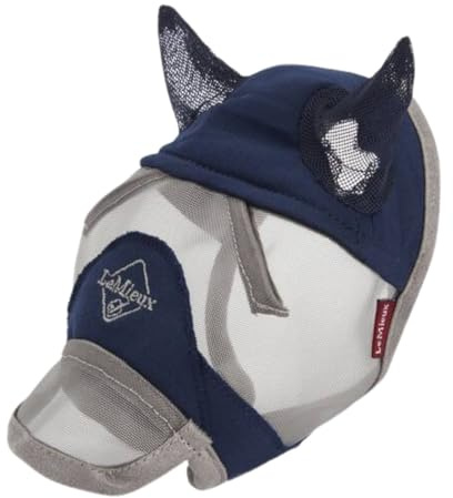LeMieux Toy Pony Fly Mask - Identical Minature Version - Navy - Suitable for Ages 3+