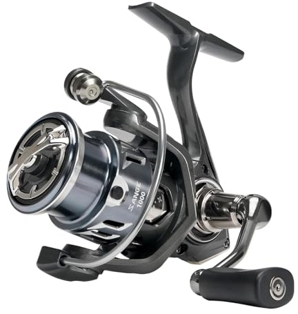 Seaknight SANGE - Carrete giratorio de agua dulce 4.9:1 5.2:1 7+1BB, ultraligero, carrete de pesca de carpa, 1000-6000, arrastre máximo de 13.2 kg