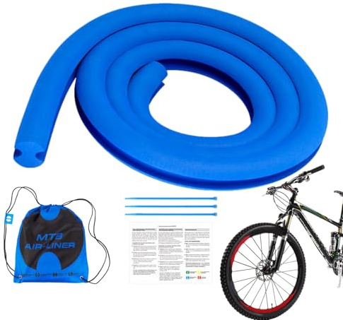 Cinta de protección contra pinchazos para bicicleta – Insertos protectores portátiles para neumáticos de bicicleta, sin insertos planos, insertos ligeros para neumáticos de bicicleta sin cámara para