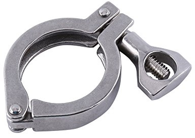 Tri Clamp Clover 1.5 inch, Heavy Duty Stainless Steel Ferrule | Corrosion resistant, -30~150°C rated, 6.4MPa test pressure, leak-proof hot-melt design