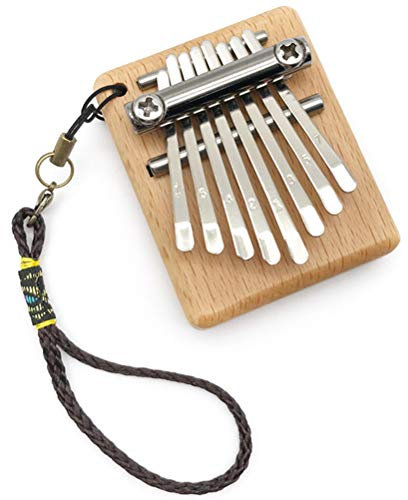Mify Kalimba Thumb Piano 8 Tasten Tragbare Tasche Finger Piano Kalimo Instrument Finger Piano Instrument Valentinstag Geburtstagsgeschenk