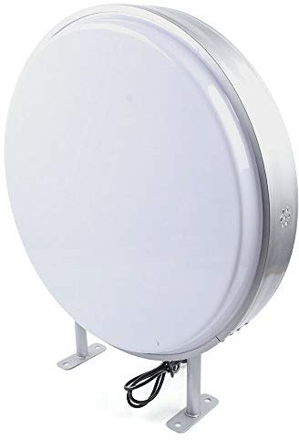 SanBouSi 60CM Letrero luminoso LED Caja de luz LED Letrero Redondo de Neón de Cartelera Impermeable de Doble Cara para Negocio