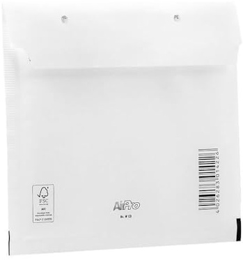 Bantex Set di 100 buste imbottite imbottite per spedizioni CD (175 x 200 mm), colore bianco, buste imbottite, buste con chiusura autoadesiva