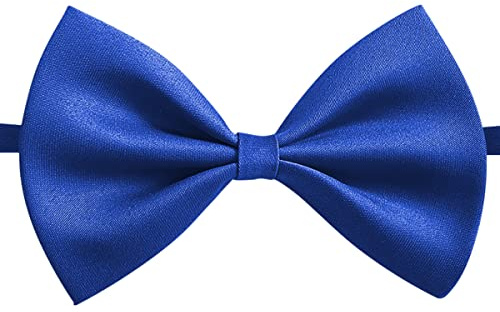 Jagowa 1PCS Kids Classic Pre-Tied Bow Adjustable Bowties Bowties Necktie for Wedding School Uniforms(Black, Blue, Brown)