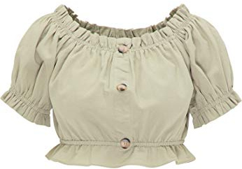 nascita Blusa Carmen Mujer 19007515-NA03, Menta, XS, Menta, XS