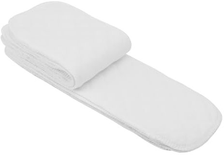 10-teiliges Set aus Weichen, Atmungsaktiven Windeleinlagen aus Bio-Baumwolle, 6 Lagen für Hohe Saugfähigkeit, Geeignet für die Meisten Babys (Sechs Schichten (32 * 12 cm))