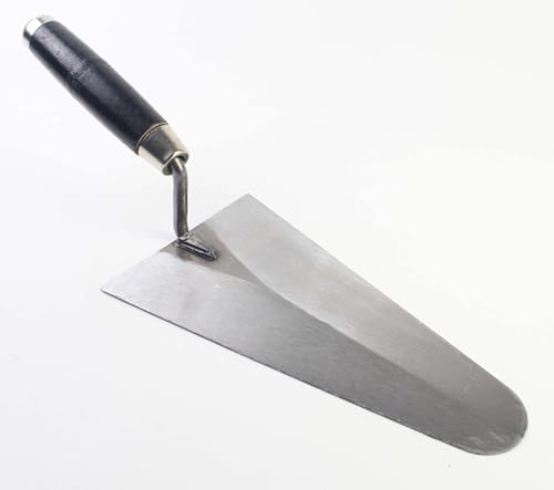Maurerkelle mit gerader Ecke, 22,9 cm, aus Stahl, ideal für Bau- und Mauerwerksarbeiten