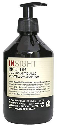 INSIGHT INCOLOR Anti-Gelbfärbe-Shampoo mit Kamillenextrakt, 400 ml