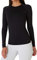 TCA Thermounterwäsche Damen Extra Warm - Thermo Unterwäsche für Sport - Thermoshirt Funktionsshirt Langarm - Kompressions Laufoberteil - Schwarz, XL