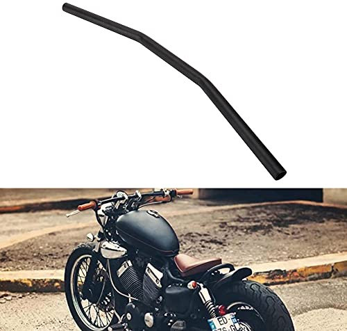 Universal 22mm 7/8 Motorrad Lenker Drag Bar für Sportster Cruiser XL 883 1200 Custom Chopper Softail Dyna Street Bob Schwarz