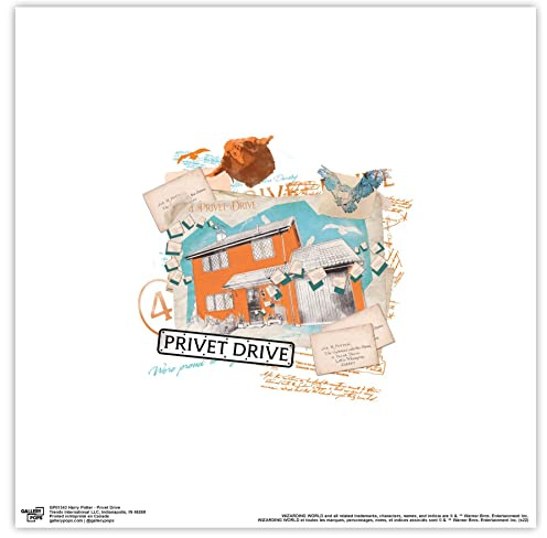 Trends International Gallery Pops Harry Potter - Privet Drive Wall Art Wall Poster, 12 x 12, Unframed Version