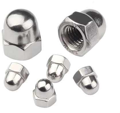 SYDARSYN Tuercas de Sombrerete de Acero Inoxidable Tuercas Hexagonales M14 (3 Piezas)