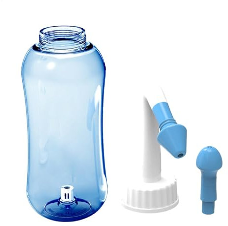 Detergente per risciacquo nasale - Flacone per risciacquo sinusale, risciacquo nasale | Lavaggio di pacchetti e adesivi di sale, termometro, detergente nasale, di risciacquo nasale elettrico N