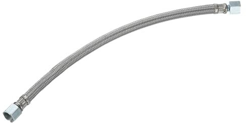 sourcing map Air Compressor Exhaust Tube, 5/8 Thread Dia 16 Length Compressor Hose Stainless Steel Hose Air Tube Compressor Hardware Accessories Replacement Parts(Flared Mouth)