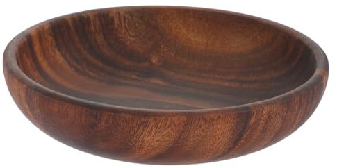 Alipis Ciotola in Legno Per Servire Cibo Insalatiera Decorativa Fruttiera in Legno Piccolo Per Casa Portafrutta Vassoio Per Snack