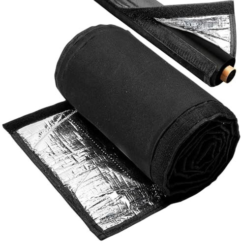 Lana Di Per Isolamento Acustico - Isolamento Termico Vetrate | Isolante Tubo Condizionatore Portatile | Pannelli Fonoassorbenti Termoisolanti | Materiale Isolante Per Pareti, Finestre E Climatiz