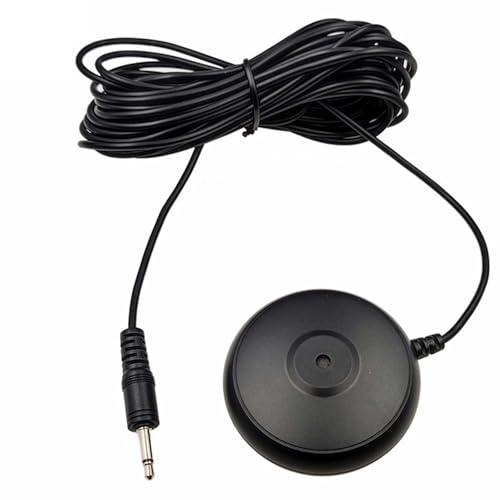 Whltzf Microfono a condensatore professionale da 3,5 mm per PC portatile canto vocale gioco Plug and Play Desktop Computer