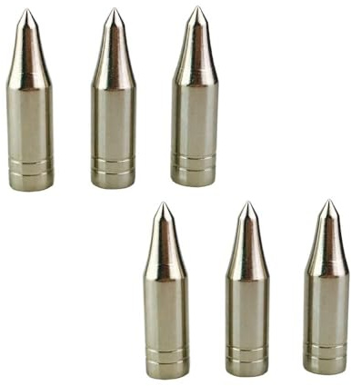 ZSHJG Tiro con L'Arco Punta di Freccia Boradheads di Caccia Freccia Field Points Punte di Freccia per ID 8mm per Frecce di Legno di bambù (24pcs)