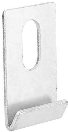 Goick Greenhouse Base Clip, 10 Pcs Greenhouse Basic Clip, Metal Hook Fixings Attaches Kit, Greenhouses Fixture Set Tool for Outdoor (Silver)