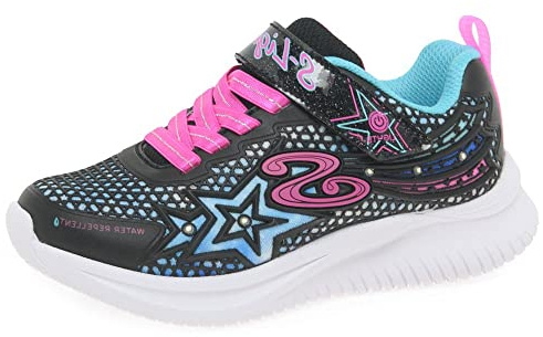 Skechers Jumpsters Wishful Star, Scarpe da ginnastica Bambine e ragazze, Black Pink, 31 EU