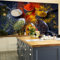 Muralo Fabelhafte Selbstklebende Fototapete 152,5x104 Esszimmer Bunte GEWÜRZE Moderne Tapete Küche Restaurant Wandbilder Wandtapete XXL Luxus Abstrakt Br. 152,5 cm x Hö. 104 cm