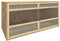 vidaXL Terrarium Holzwerkstoff 100x47x47 cm, Glasterrarium, Glasterrarium-Bausatz, Reptilien-Box, Terrariumgefäß, Reptilien-Habitat-Terrarium