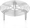 EEEE Grille Vapeur Ronde, Grille Ronde Diamètre 20 cm, Support de Cuisson à la Vapeur en Acier Inoxydable, Grille à Vapeur en Acier Inoxydable, pour la Cuisson, Le Rôtissage (20 x 7cm)