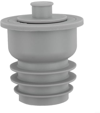 CWOQOCW Sello de manguera de lavadora, sello de tubo de drenaje, desodorante, sello gris para el hogar, cocina, balcón, ducha (S)