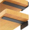 6Pcs Equerre Etagere Murale,Supports Equerre Etagere,Equerre Charge Lourde Support équerre étagère,Fixation Invisible Supports Vintage,Equerre Industrielle Etagere Murale,Pour Montage Mural(7.9in)