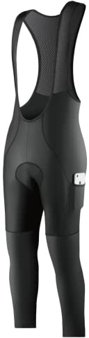 CEROTIPOLAR Cuissard Long Vélo Homme Hiver Thermique avec Bretelles – Pantalon Cycliste Chaud, Coupe-Vent, Élastique, pour Route et VTT