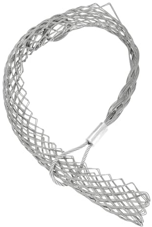 QUARKZMAN 60-75mm OD Câble Chaussettes de Tirage Grip 1.46M Enveloppe-Type Côté Tirage en Maille Métallique Outil de Tirage de Fil en Acier Inoxydable