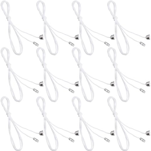 CRASPIRE 12 pz. Cordino di Trazione per Interruttore A Soffitto Catena di Trazione per Ventilatore Da Soffitto In Argento Prolunga per Cavo di Trazione con Connettore per Lampada Da Soffitto Lampadina