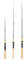 YNZUNMY Angelrute,Teleskopruten,Hand-Angelrute 60 80 100CM Mini Teleskop Eisangelrute Tragbare Carbon-Faser-Fluss Garnele Karpfenangeln Pole Winter Angelrute Pesca Tackle(60cm)