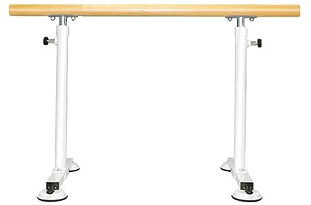 Barre de ballet pour la maison, barre de ballet réglable en hauteur, autoportante, multicolore, 1 à 1,5 m (blanc, 1,5 m)