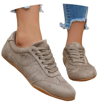Zapatillas deportivas tradicionales para mujer calzado transpirable y elegante diseño con cordones ideal para uso diario casual tallas grandes disponibles para combinar con jeans o faldas en cualquier