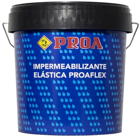 Impermeabilizante elástica pisable. Blanco. 750 ML. Pintura pisable e impermeabilizante para terrazas.Antigoteras. PROAFLEX.