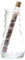 Edelsteinwasser-Stab 5 Elemente Mischung - 24 cm Edelsteinstab Edelsteinwasserstäbe | 100% Natur Wassersteine zur Wasseraufbereitung | Energiearbeit | Mineralien | Dekosteine I