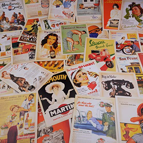 32 Pezzi Cartoline, Cartoline Vintage,Cartoline Retrò, Poster di Film Europei e Americani, Cartoline Architettoniche（14X10cm)