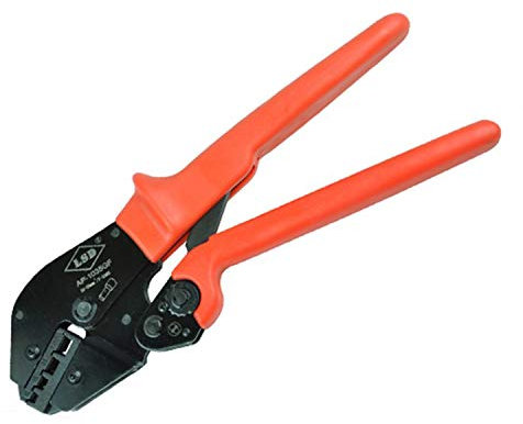 Alicates de crimpado Alicates de crimpado de terminales para férulas de cable, herramienta de crimpado de extremo de cable 10-35 mm² 8-2AWG Alicates de acero al carbono, terminales de herramienta de
