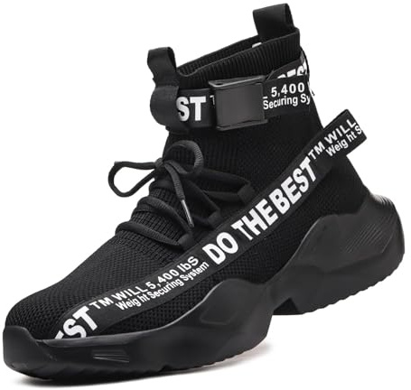 Furuian Steel Toe Shoes for Men Women Comfortable Lightweight Safety Snekaers Industrial Construction Work Shoes for Men