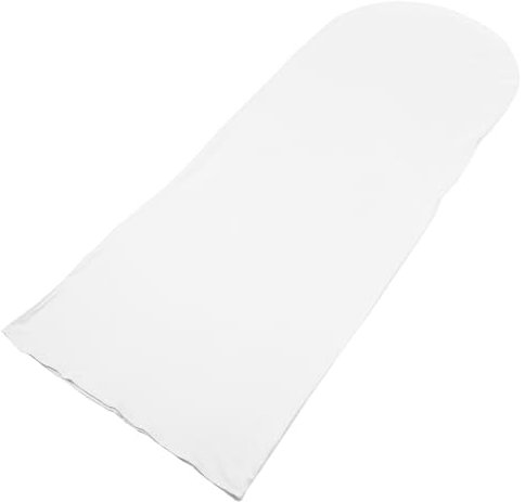 PLAFOPE Arch Bracket Set Birthday Arch Cover Arch Backdrop Wedding Arch Stand Cover Party Arch Stand Covers Round Top Arch Backdrop Shower Arch Cover Wedding Decor White Cloth