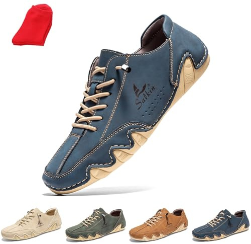Botas Bajas de Gamuza Hechas a Mano en Italia, Zapatos Descalzos de Cuero for Hombre, Zapatillas Casuales, Zapatos for Caminar, Botas Chukka