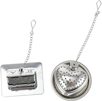 MOTHNUR 2pezzi Filtro Per Tè Sospeso in Acciaio Inossidabile Colino Da Per Preparare Tè e Zuppe Facile Da Pulire e Duraturo