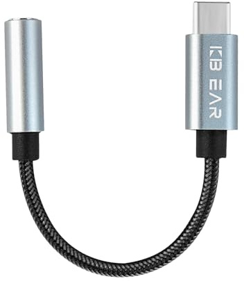 KBEAR KW4 USB-C till 3,5 mm uttagsadapter CX31993 DAC-chip Aux till USB-C 13 cm HiFi-hörlursadapter för iPh-one 16/15, iPad Pro/iPad Air, MacBook, Samsung Galaxy