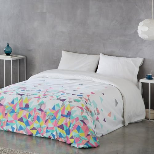 NAF NAF Pack Funda nórdica + Fundas de Almohada 100% algodón Echo. 155x220+(2) 65x65 cm (Cama 90)